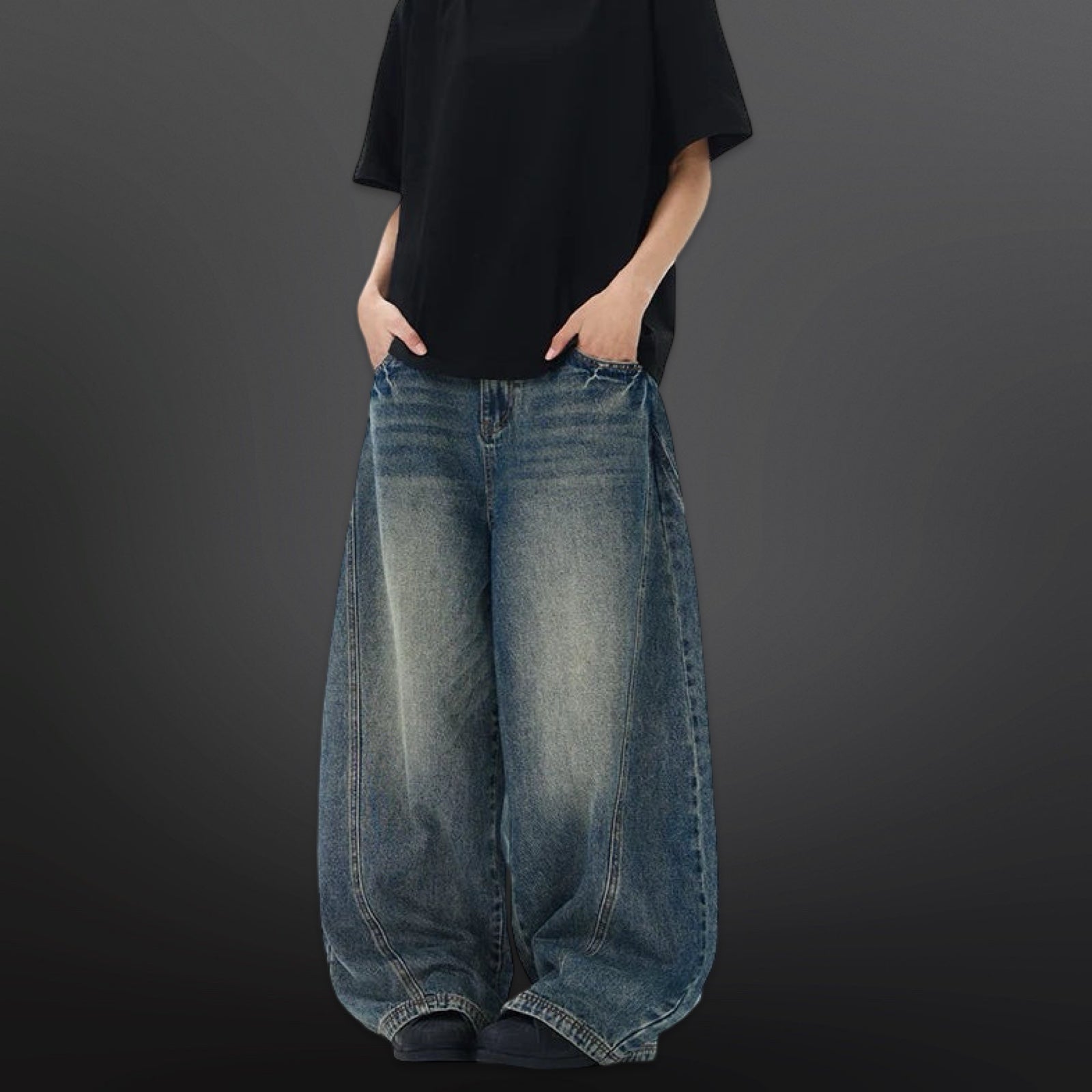'KRU' Baggy Jeans