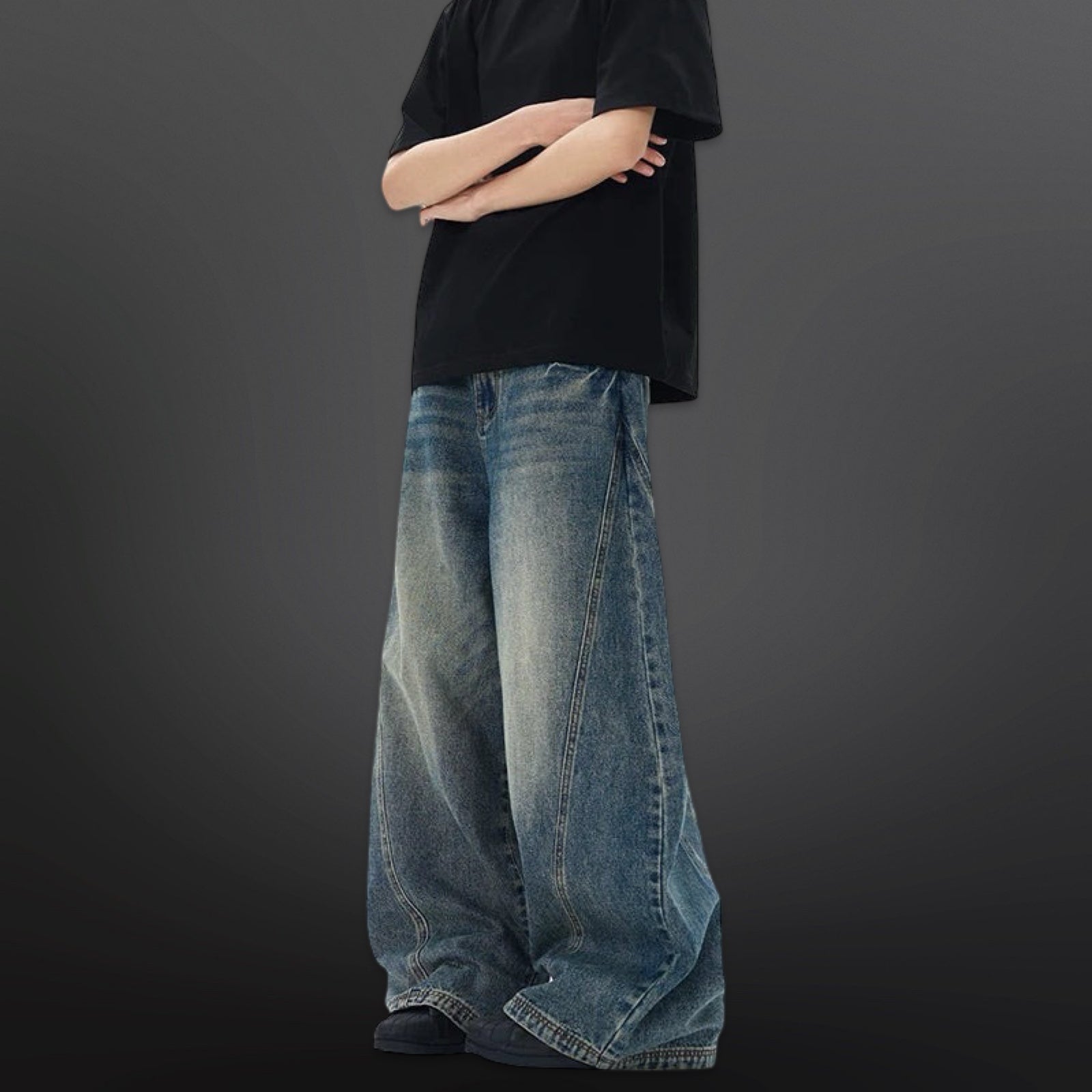 'KRU' Baggy Jeans