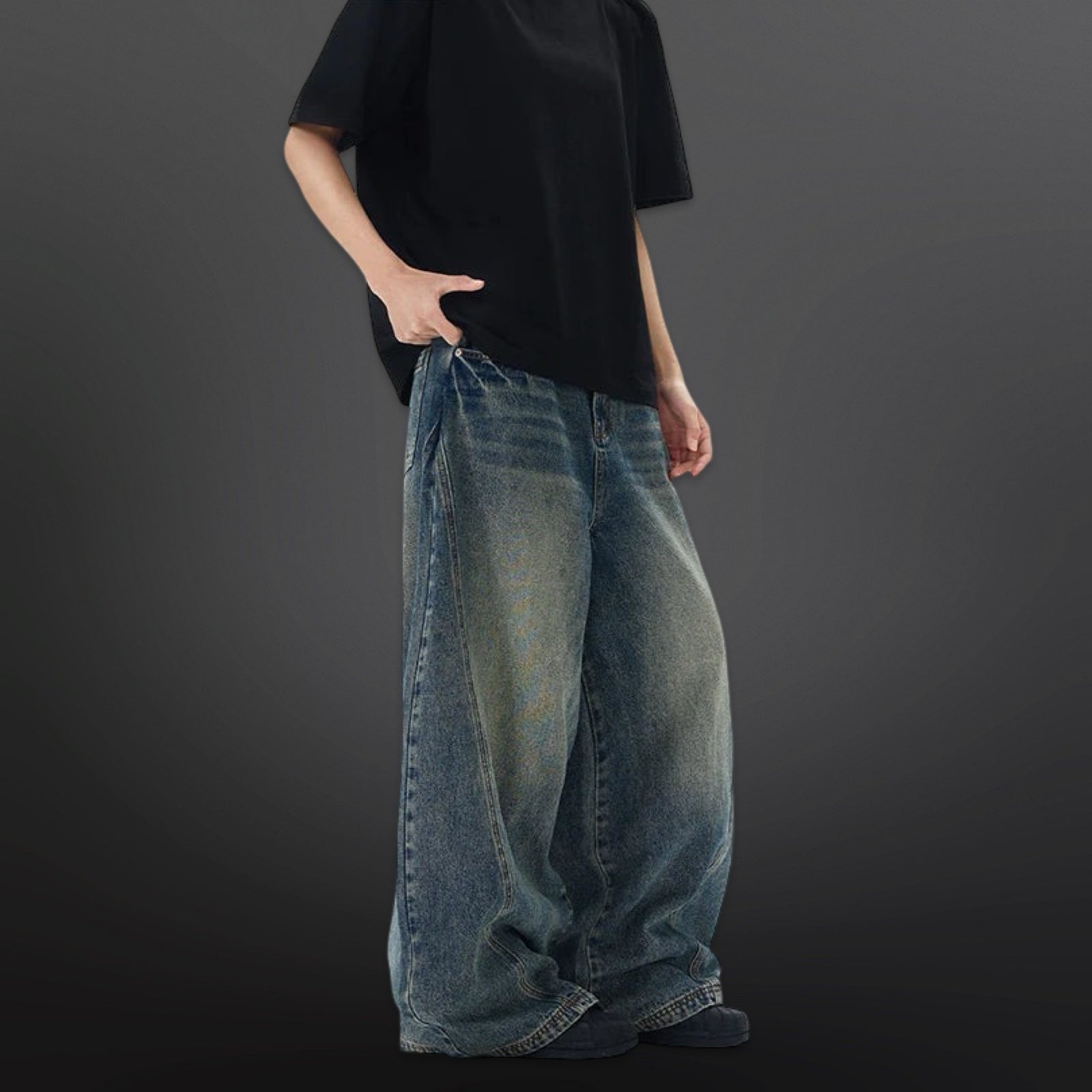 'KRU' Baggy Jeans