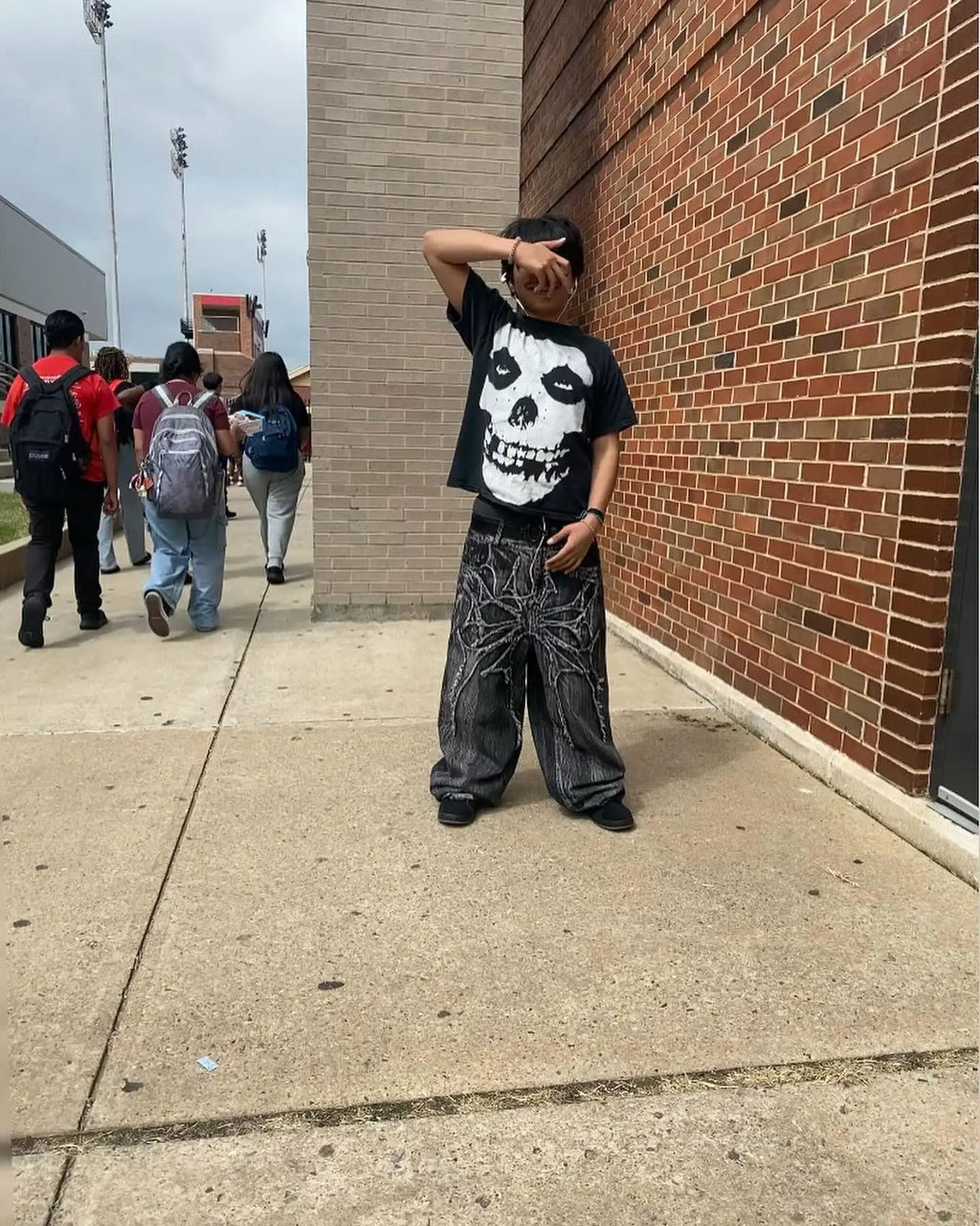 'PHANTXM' Baggy Jeans