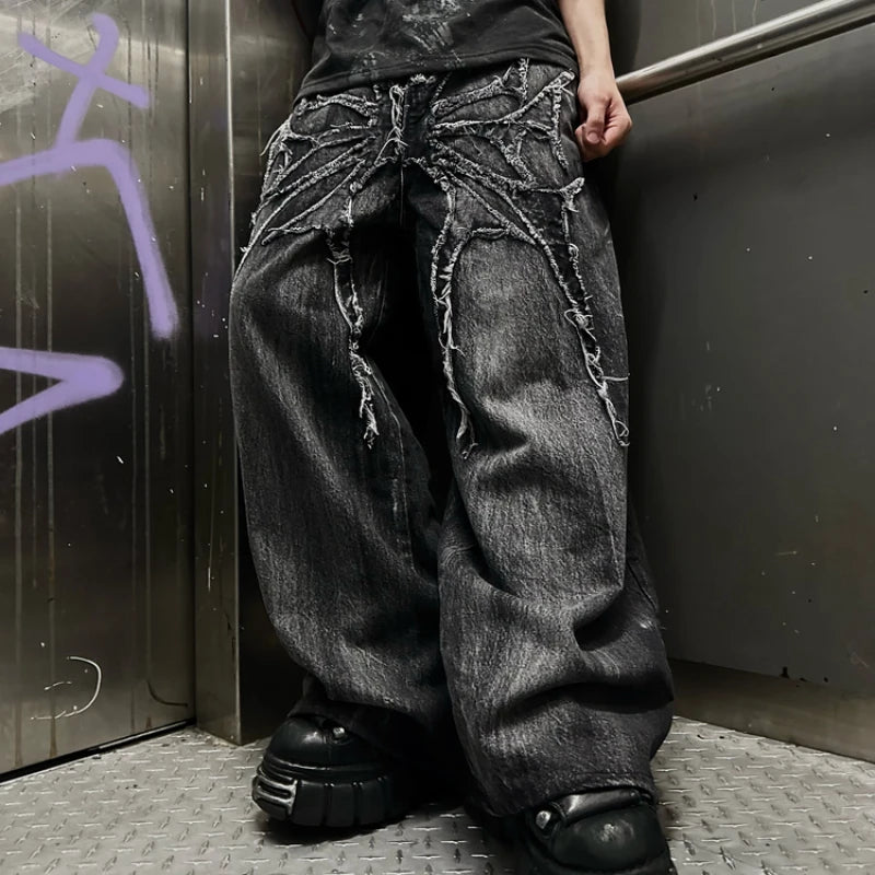'PHANTXM' Baggy Jeans